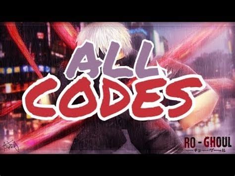 We checked for new ro ghoul codes. NEW CODE | Ro-Ghoul Alpha | 50k RC.. - YouTube