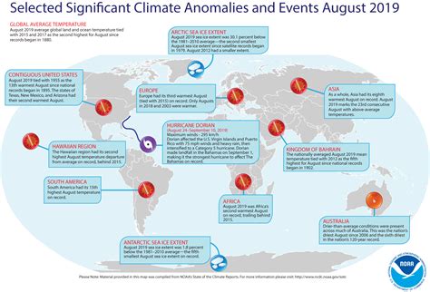 Assessing The Global Climate In August 2019 News National Centers
