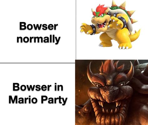Bowser Has Never Been More Intimidating Then When You Land On His Space R Memes