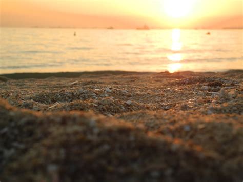 Free Stock Photo Of Beach Sand Sunset