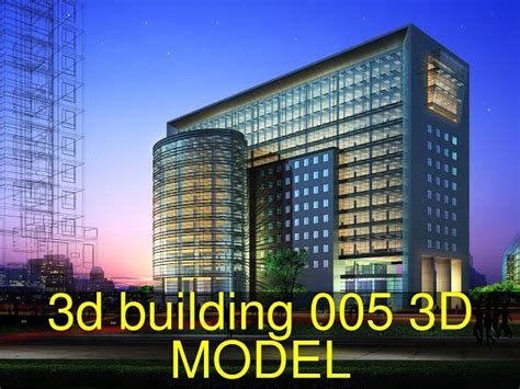 3d Building 005 3d Model Flatpyramid