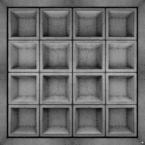 A coffered ceiling has boxlike recessed areas between beams. Documentary City : Photo | Waffle ceiling, Ceiling texture ...