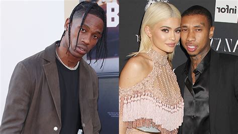 Travis Scott On Kylie Jenner Tyga Relationship He’s Ok With Hangouts Hollywood Life