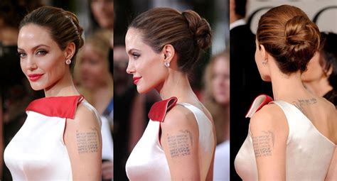 Angelina Jolie Updos Hairii Celebrity Hairstyles Bridal Hair Updo
