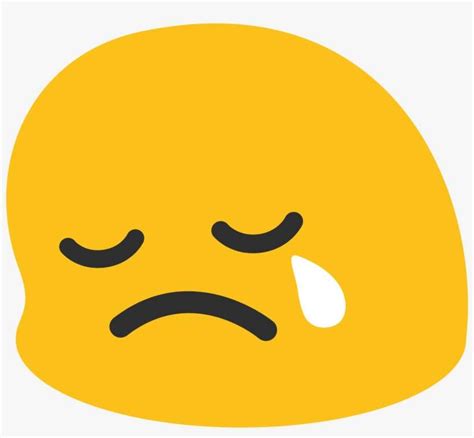 Sad Face Emoji Clipart Android Sad Face Emoji PNG Image Transparent