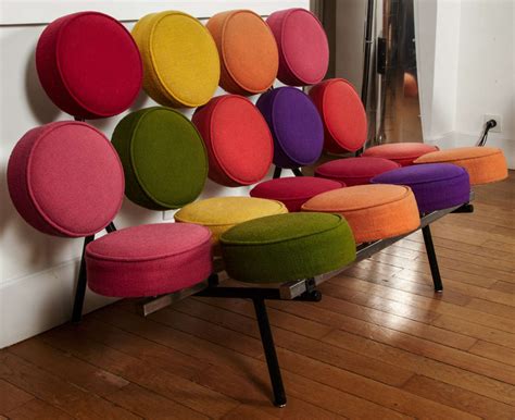 Harper worked for george nelson & associates on designs for. "Marshmallow" sofa by George Nelson, 1958. at 1stdibs
