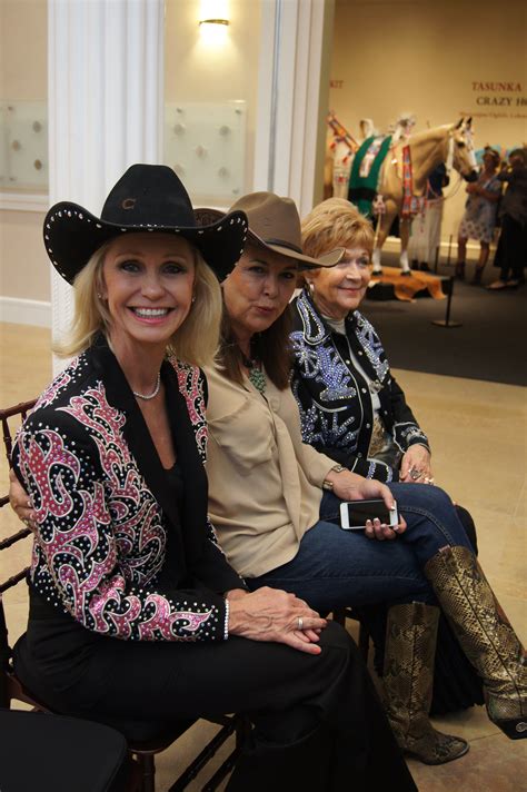 Past National Cowgirl Hall of Fame honorees during the 2013 Induction