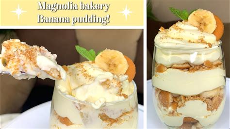 How To Make Magnolia Bakery Banana Pudding Youtube