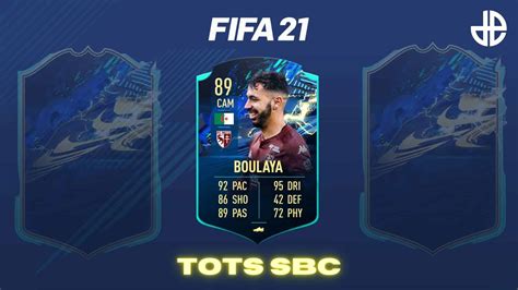 Join the discussion or compare with others! How to complete Farid Boulaya FIFA 21 Community TOTS ...