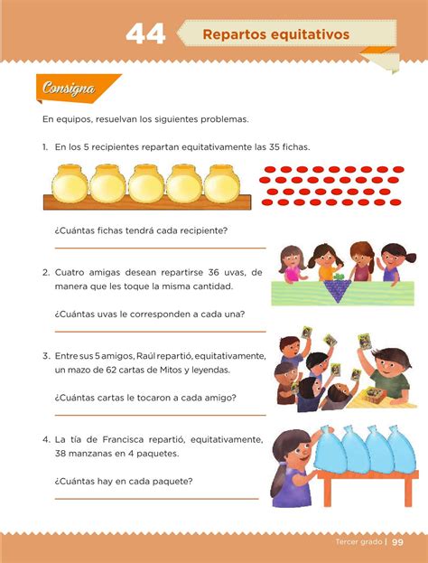 Libro De Matematicas De 3 Grado Primaria Contestado Desafios