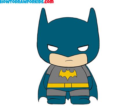 How To Draw Batman Easy Drawing Tutorial For Kids