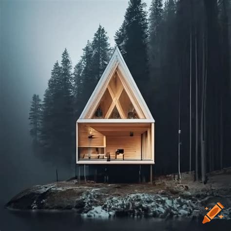 Norwegian Nordic Minimalism Tower Cabin Architecture On Craiyon