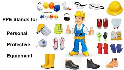 Protective clothing, helmets, goggles, harnesses, footwear etc. What PPE Stands for? Personal Protective Equipment - Safe Work Method Of Statement