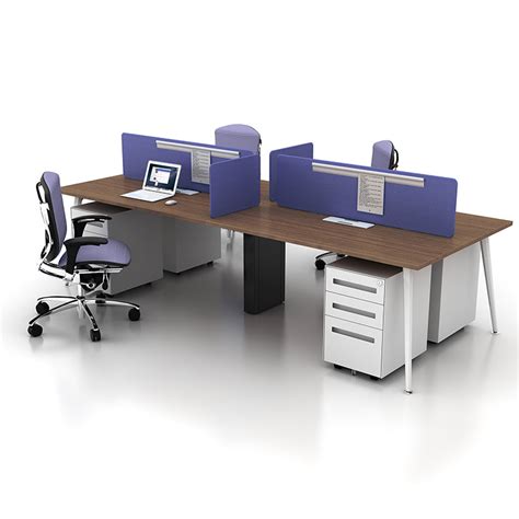 China Manufacturer Modern Modular Office Furniture Workstation 4 Seater