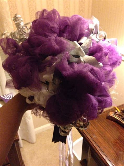You have to live after that. The ribbon bouquet I made for my sister for the rehearsal ...