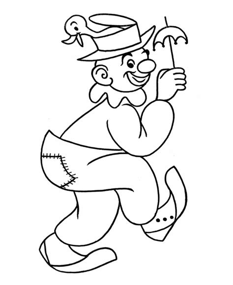 BlueBonkers : April Fools Day Coloring pages - April Fool Coloring 6