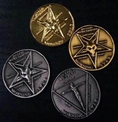 Lucifer Pentecostal Coins Are In Taking Orders Now Lucifer