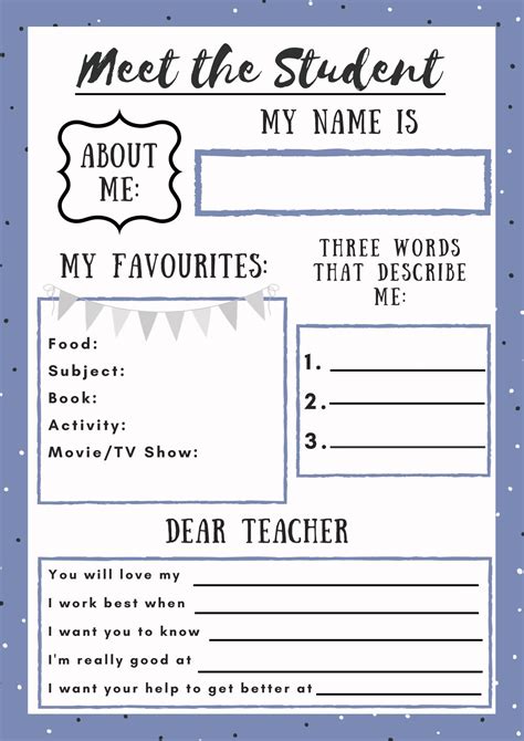 A Great Way To Get To Know Your Students Teacher Activities