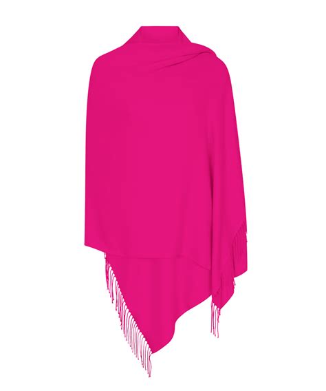 Hot Pink Pashmina Made In Italy Pashminas And Wraps Of London