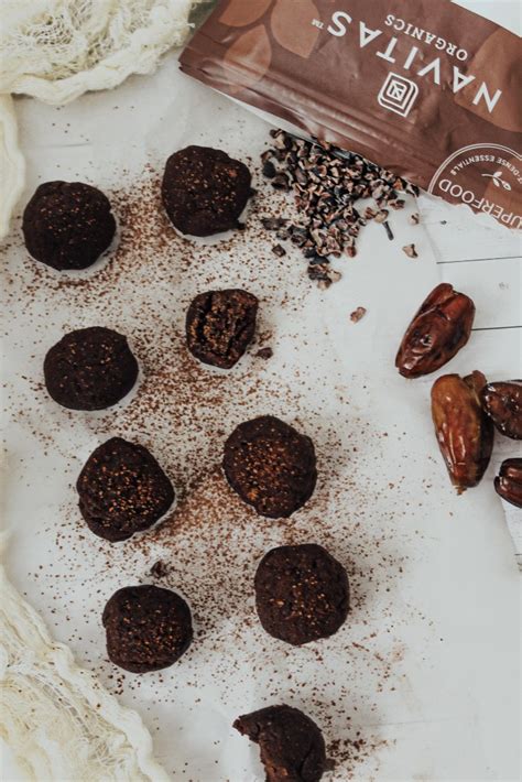 Raw Cacao Maca Truffles Energy Boosting Vegan Bliss Balls