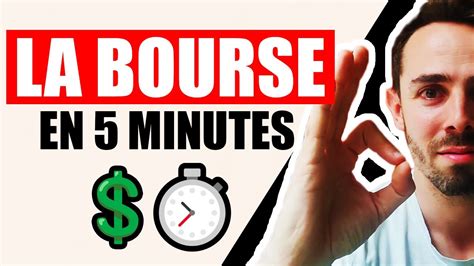 Comprendre La Bourse En 5 Minutes Débutant Youtube