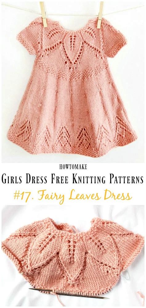 Little Girls Dress Free Knitting Patterns Baby Girl Knitting Patterns
