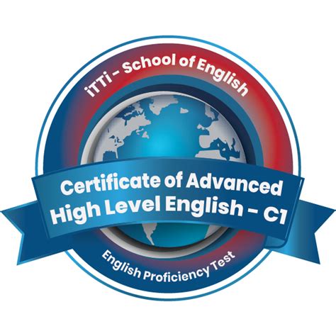 Certificate Of Advanced High Level English C1 Credly