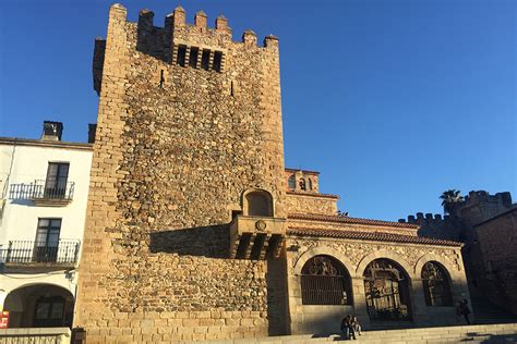 Cáceres A Cidade Monumental Da Extremadura Na Espanha