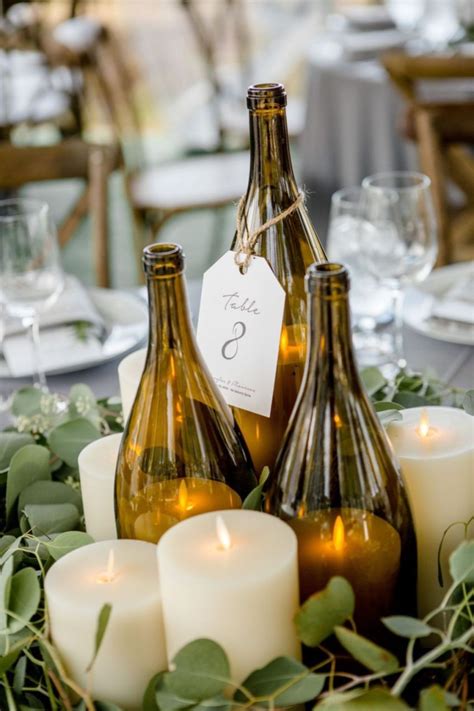 Gorgeous Wedding Centerpiece Ideas Using Wine Bottles16 Wine Bottle