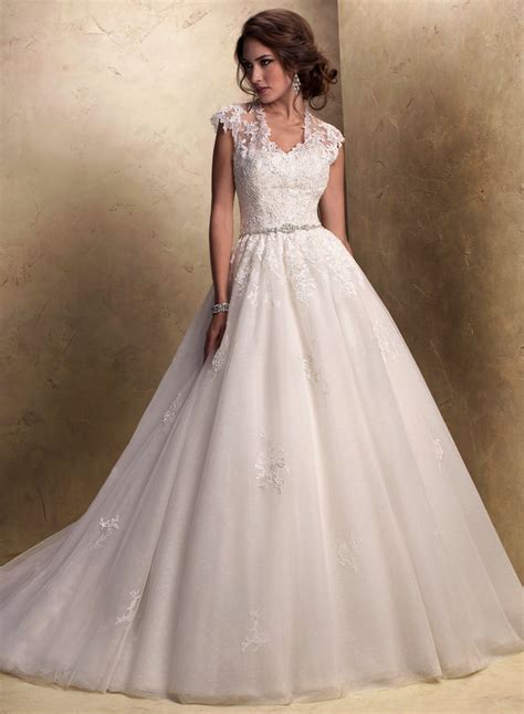 This princess wedding dress with long lace sleeves is one for the record books. Princess Wedding Dresses With Sleeves | Sangmaestro