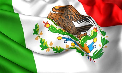Banco De Imágenes Ilustración De La Bandera De México Mexican Flag