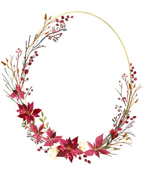 Floral Frame Png Transparent Image Download Size 1093x1280px