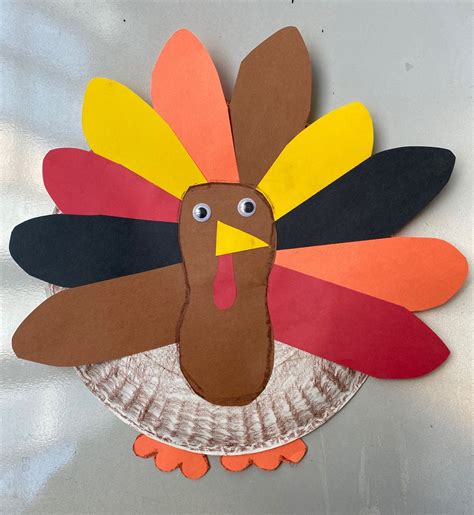 Free Printable Paper Plate Turkey Template
