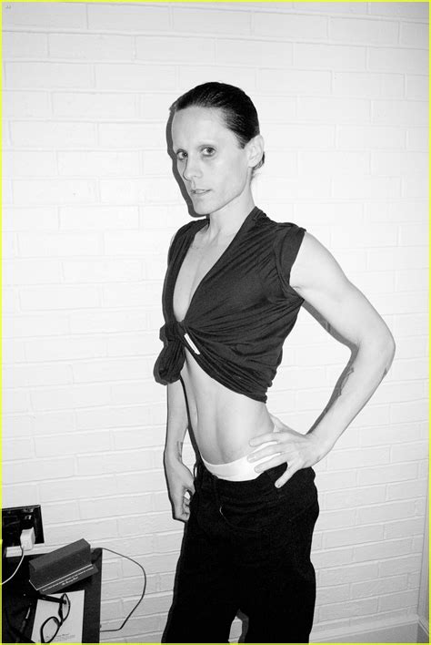 Jared Leto Reveals Weight Loss Shirtless For Terry Richardson Photo
