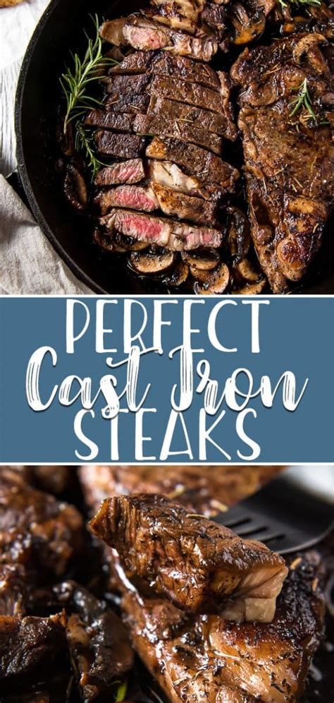 Flip steak then transfer immediately. Once you learn how to cook the Perfect Cast Iron Steak at ...