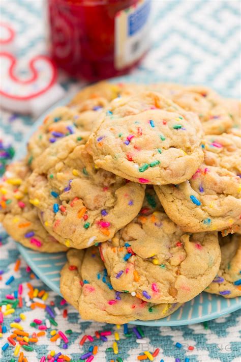 More images for yorkshire pudding birthday cake » Birthday Cake Pudding Mix Cookies - Willow Bird Baking