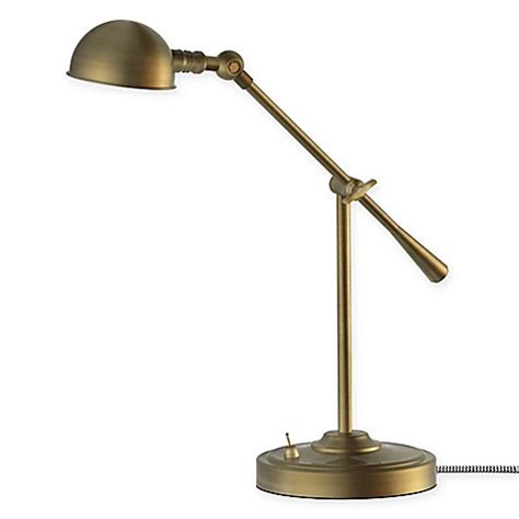 Contractor recommending reading sconces on both sides of bed, for reading. LED Adjustable Pharmacy Table Lamp in Antique Brass - Bed ...