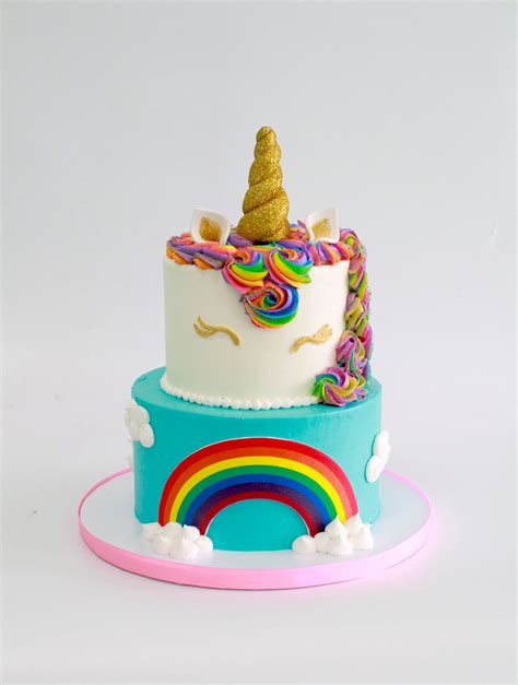Unicorn Rainbow Cake By Cake Bash Studio And Bakery Lake Balboa Ca