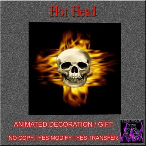 Second Life Marketplace Bbd Hot Head Animated Decoration T
