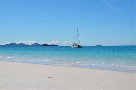 secluded whitehaven beach queensland australia