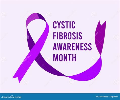 Cystic Fibrosis Awareness Month Vector Illustration Stock Vector