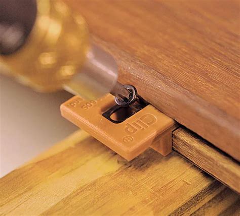 Deckwise® Ipe Clip Extreme4 Brown Hidden Hardwood Deck Fastener Mason