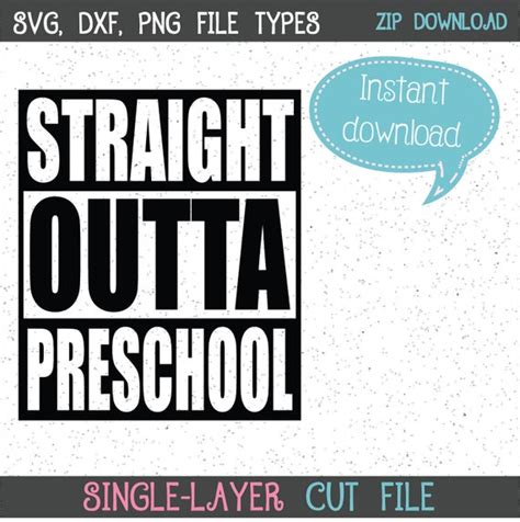 Free Free 209 Straight Outta Kindergarten Svg Free SVG PNG EPS DXF File