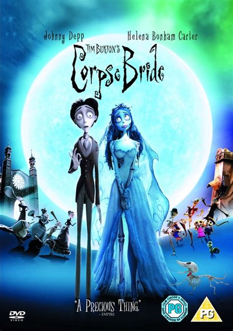 Corpse Bride Dvd 2005 Movie Tim Burton Film Hmv Store