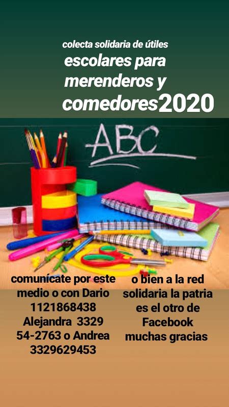 Colecta Solidaria De útiles Escolares En San Pedro Visión Regional