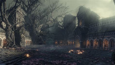 Castle Digital Wallpaper Dark Souls Iii Video Games Curse Rotted