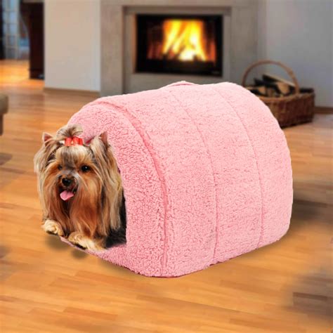 Pet Bed 5 Colors Cotton Dog Cat Bed Kitten Cave Warm House Soft Home