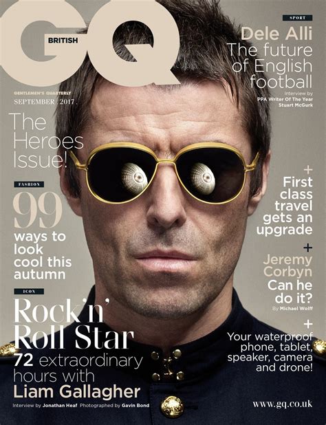 Uk Gq Magazine September 2017 Liam Gallagher Exclusive Cover Interview