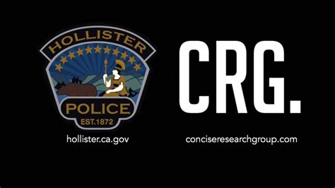 Hollister Police Crg Survey Psa English Youtube