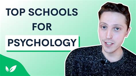 The 10 Best Schools For Psychology Majors Youtube
